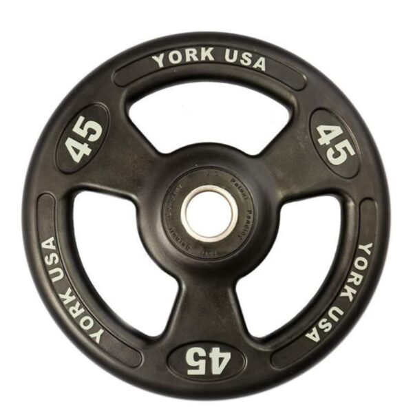 York Barbell "Iso-Grip" Urethane Olympic Plates