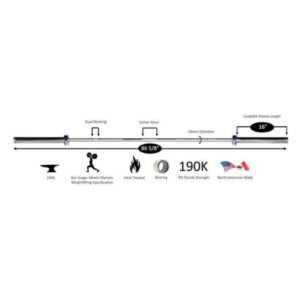 York (#32000) Men's Elite Needle Bearing Bar