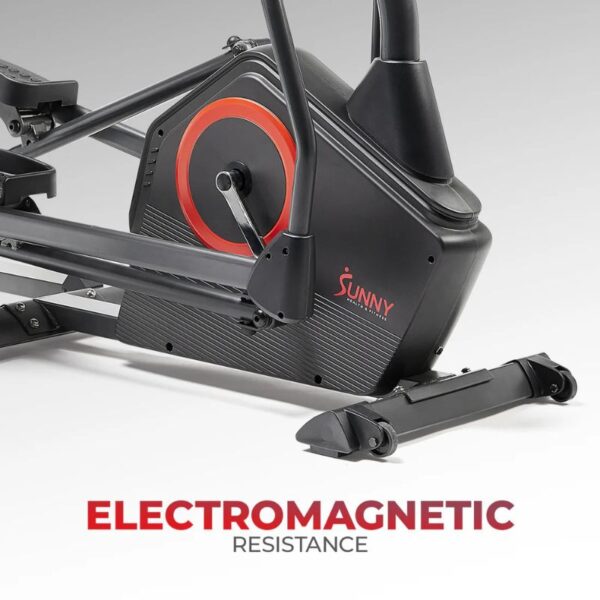 Sunny Smart Premium Extra Long Stride Length Programmable Electro-Magnetic Elliptical